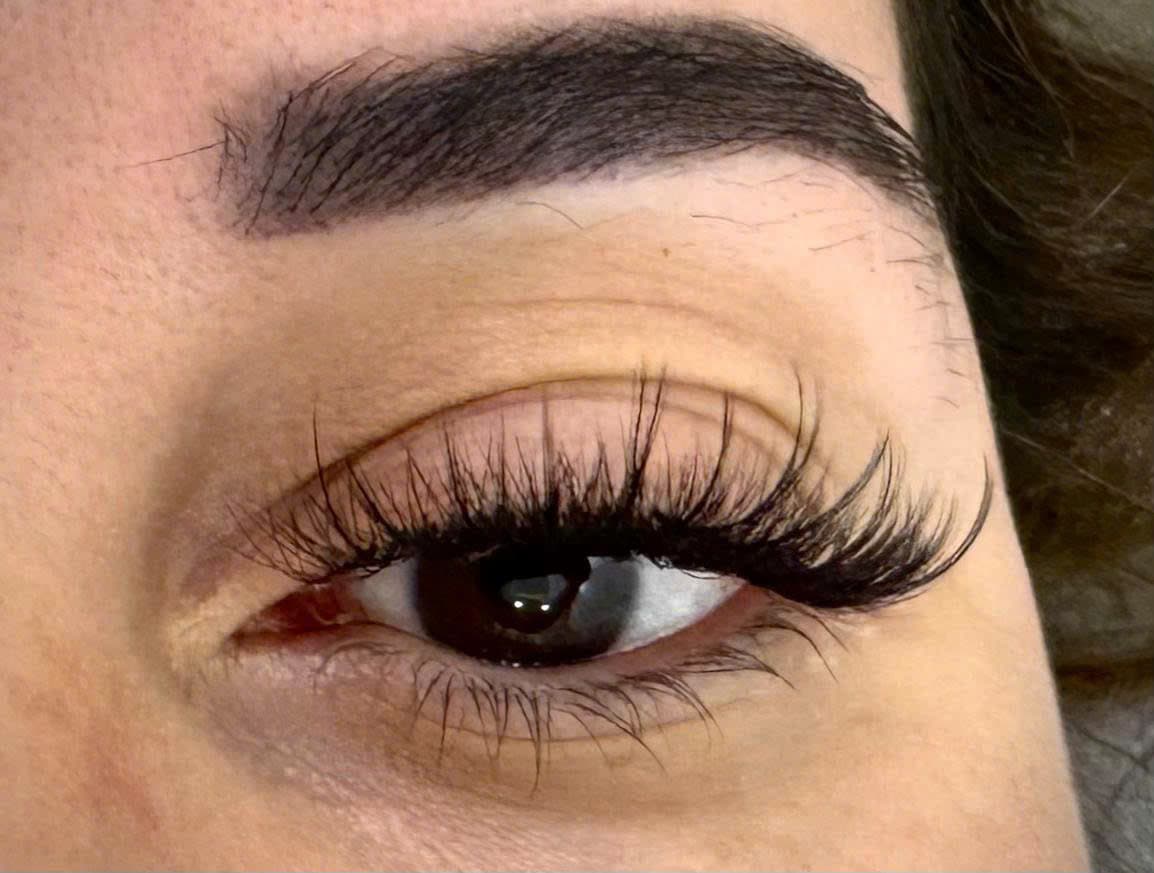 Hair coloring and styling at Trang Beauty Ladies Salon JVC Dubai